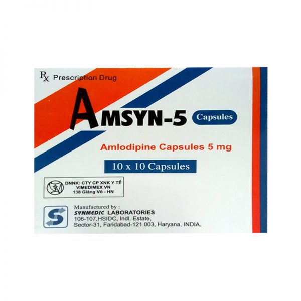 Thuốc Amsyn 5 là thuốc gì ? Thuốc Amsyn 5 là thuốc gì ?