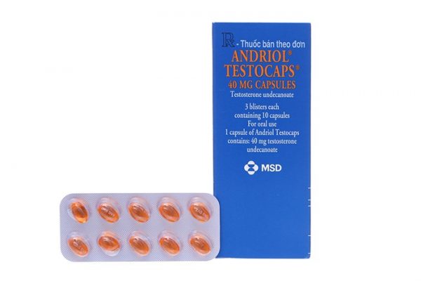 Quy cách đóng gói Andriol Testocap 40mg Quy cách đóng gói Andriol Testocap 40mg