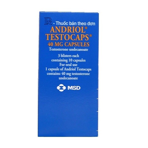Andriol Testocap 40mg là thuốc gì ? Andriol Testocap 40mg là thuốc gì ?