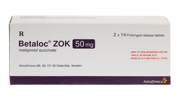 Thuốc Betaloc zok 50mg là gì? Thuốc Betaloc zok 50mg là gì?