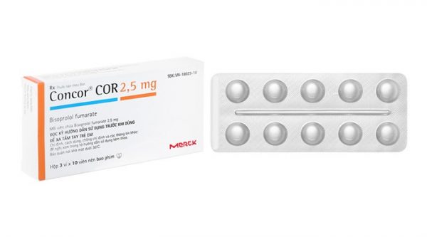 Quy cách đóng gói Thuốc Concor 2.5mg Quy cách đóng gói Thuốc Concor 2.5mg