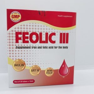 Feolic III Medupharm – Bổ sung sắt và acid folic