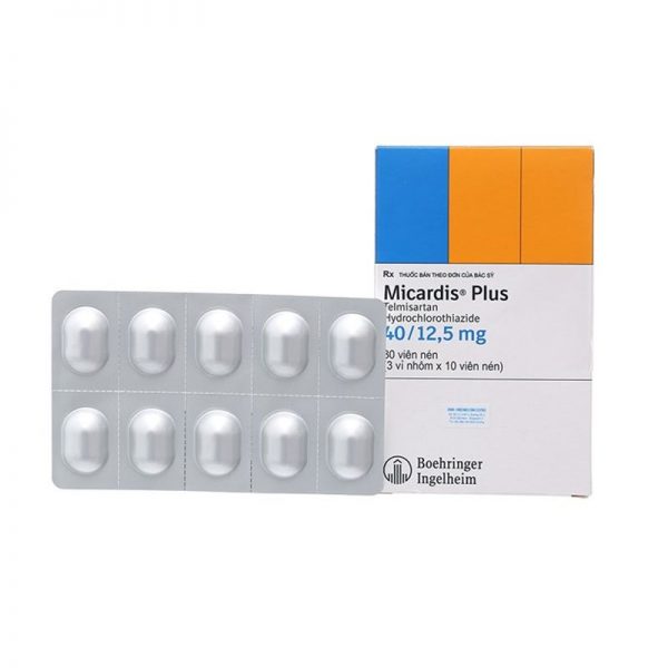 Quy cách đóng gói Thuốc Micardis Plus 40/12,5mg Quy cách đóng gói Thuốc Micardis Plus 40/12,5mg