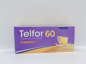 Thuốc Telfor 60 - Thuốc dị ứng mề đay