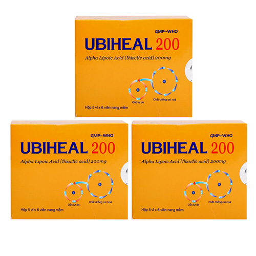 Quy cách đóng gói Thuốc Ubiheal 200mg Quy cách đóng gói Thuốc Ubiheal 200mg