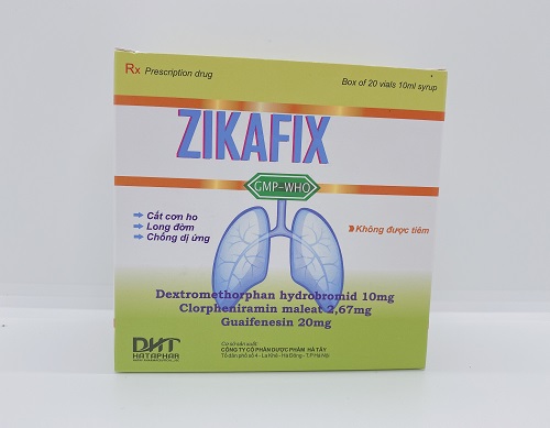 ZIKAFIX Siro- Cắt Cơn Ho, Long Đờm