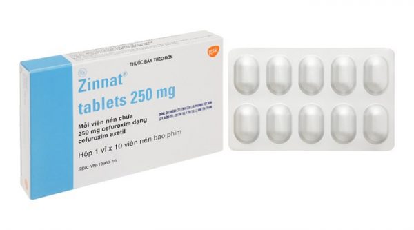 Quy cách đóng gói Thuốc Zinnat tablets 250mg Quy cách đóng gói Thuốc Zinnat tablets 250mg