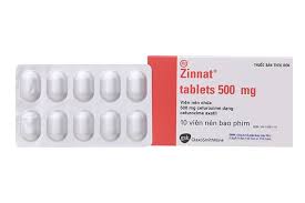 Quy cách đóng gói Zinnat tablets 500mg 
