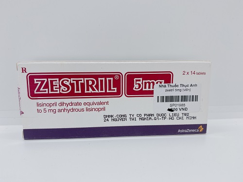 Zestril 5mg - Thuốc điều trị tăng huyết áp và suy tim