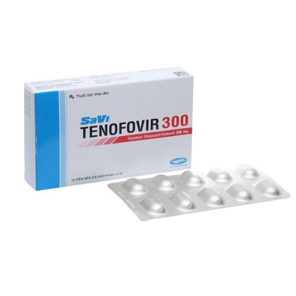 tenofovir-300mg Hộp 3 vỉ x 10 viên