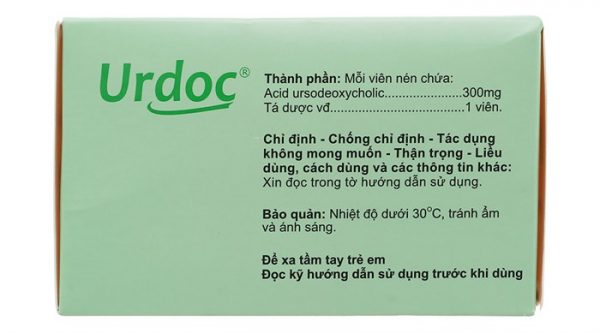 urdoc 2 Thuốc Urdoc k dùng cho đối tượng nào