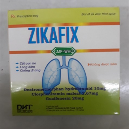 zikafix long đờm cắt cơn ho