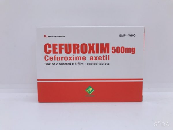 Cefuroxime 500mg - Điều trị nhiễm khuẩn do vi khuẩn nhạy cảm gây ra