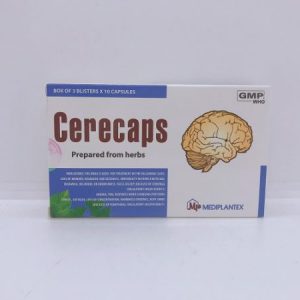 Cerecaps - Điều trị suy giảm trí nhớ, đau đầu, hoa mắt chóng mặt