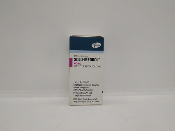 Solu-medrol 40mg - Điều trị bất thường chức năng vỏ thượng thận, rối loạn dị ứng