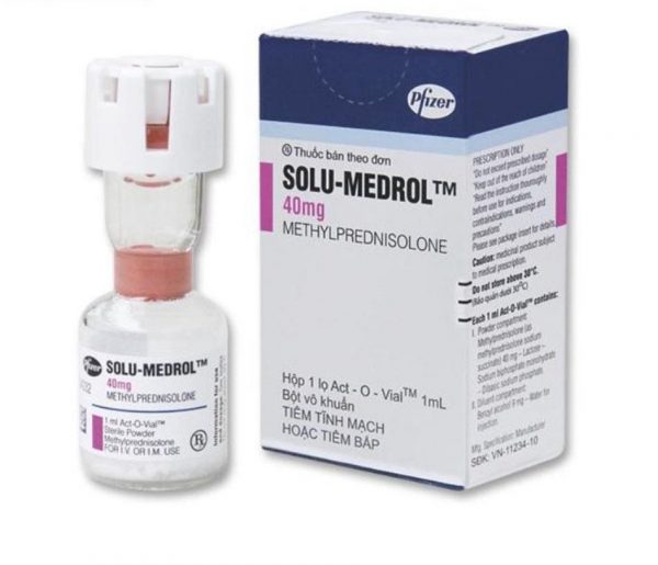 Solu-medrol 40mg - Điều trị bất thường chức năng vỏ thượng thận, rối loạn dị ứng