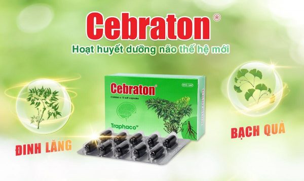 Cebraton Traphaco - Giúp bổ khí huyết, hoạt huyết dưỡng não