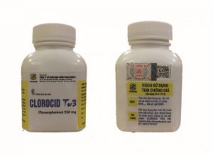 Quy cách đóng gói Thuốc Clorocid TW3 