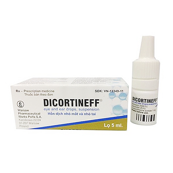 Quy cách đóng gói Thuốc Dicortineff Quy cách đóng gói Thuốc Dicortineff