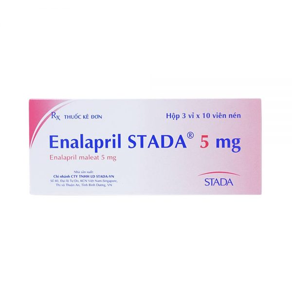 Thuốc Enalapril Stada 5mg là gì? Thuốc Enalapril Stada 5mg là gì?