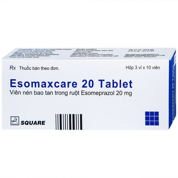 Thuốc Esomaxcare 20 là gì? Thuốc Esomaxcare 20 là gì?