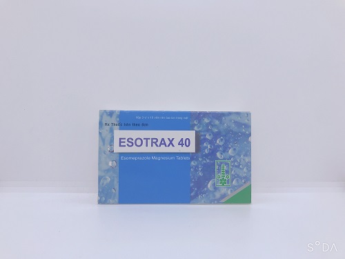 Quy cách đóng gói Thuốc Esotrax 40 Quy cách đóng gói Thuốc Esotrax 40