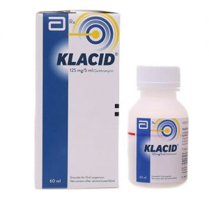 Quy cách đóng gói Klacid hỗn dịch