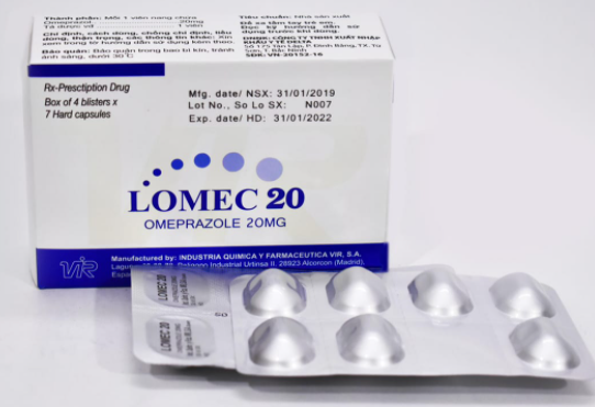 Quy cách đóng gói Thuốc Lomec 20mg Quy cách đóng gói Thuốc Lomec 20mg