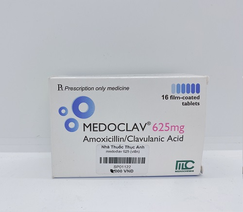 Quy cách đóng gói Thuốc Medoclav Tab.625mg Quy cách đóng gói Thuốc Medoclav Tab.625mg