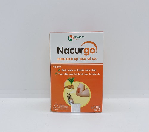 Nacurgo 30ml - Dung dịch xịt bảo vệ da