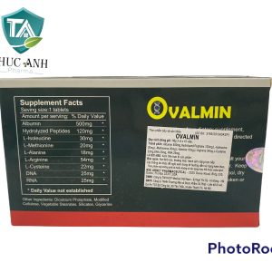 Thành phần có trong 1 viên Ovalmin