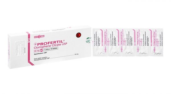 Quy cách đóng gói Thuốc Profertil 50mg Quy cách đóng gói Thuốc Profertil 50mg
