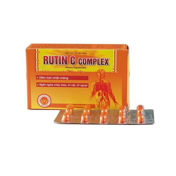 Quy cách đóng gói Rutin C Complex Quy cách đóng gói Rutin C Complex