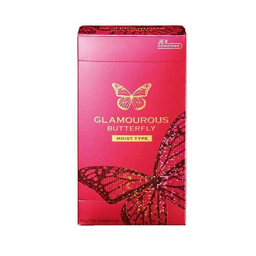 Bao cao su Jex Glamourour Butterfly Moist - Ngăn ngừa các bệnh lây qua đường tình dục và phòng tránh thai hiệu quả