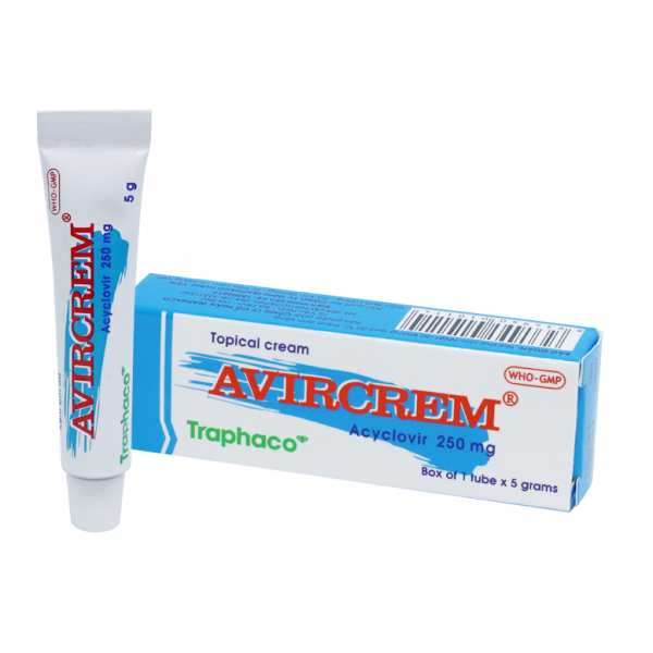 Quy cách đóng gói Thuốc Avircrem 250mg Quy cách đóng gói Thuốc Avircrem 250mg