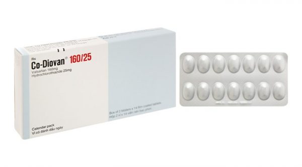 Quy cách đóng gói Thuốc Codiovan 160/25 Quy cách đóng gói Thuốc Codiovan 160/25