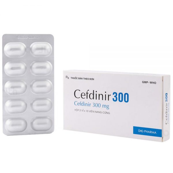 Quy cách đóng gói Thuốc Cefdinir 300mg Quy cách đóng gói Thuốc Cefdinir 300mg