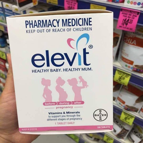 Quy cách đóng gói Elevit Quy cách đóng gói Elevit