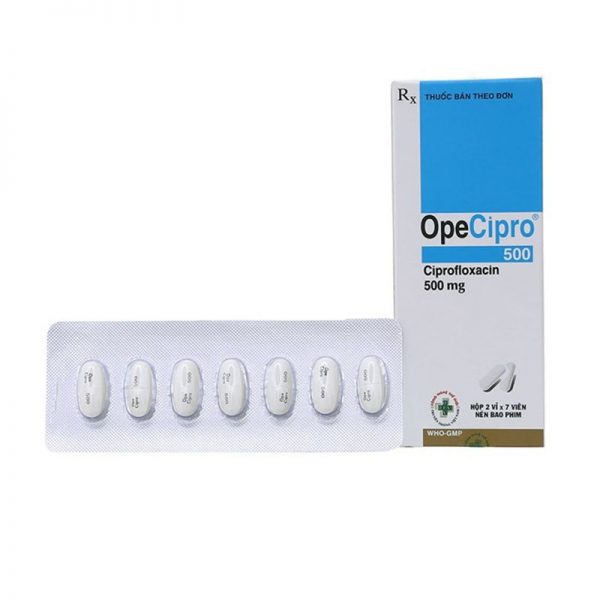 Quy cách đóng gói Thuốc OpeCipro 500 Quy cách đóng gói Thuốc OpeCipro 500