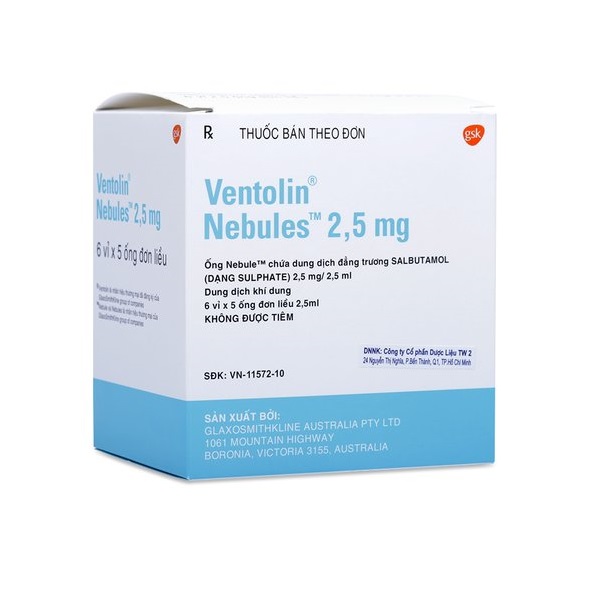 Giới thiệu về VENTOLIN 2,5MG Giới thiệu về VENTOLIN 2,5MG