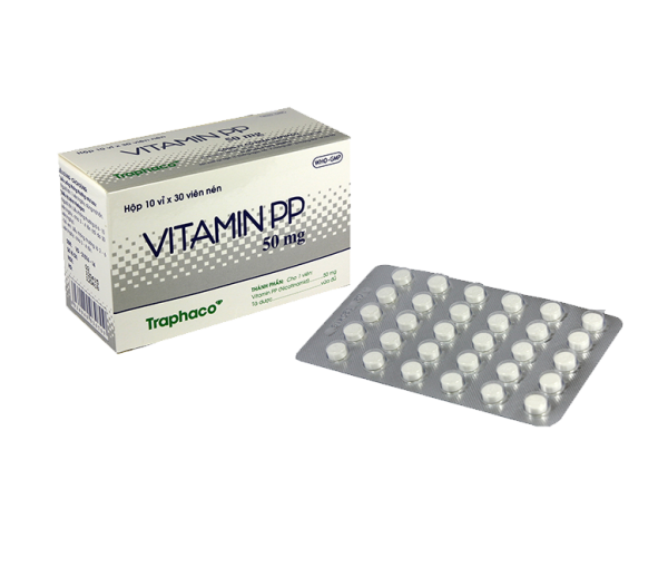 Quy cách đóng gói Vitamin PP 50mg Quy cách đóng gói Vitamin PP 50mg