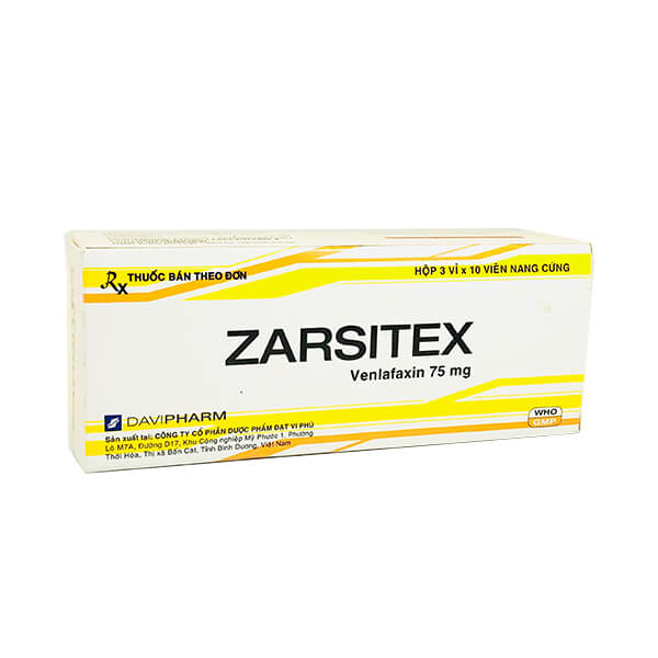 Quy cách đóng gói Thuốc Zarsitex 75mg Quy cách đóng gói Thuốc Zarsitex 75mg