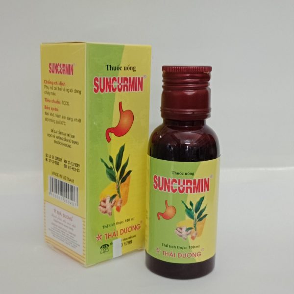 Quy cách đóng gói Suncurmin Siro Quy cách đóng gói Suncurmin Siro