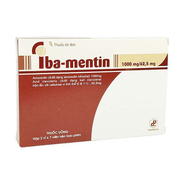 Iba_mentin_1 Thuốc Iba mentin 1000mg là thuốc gì?