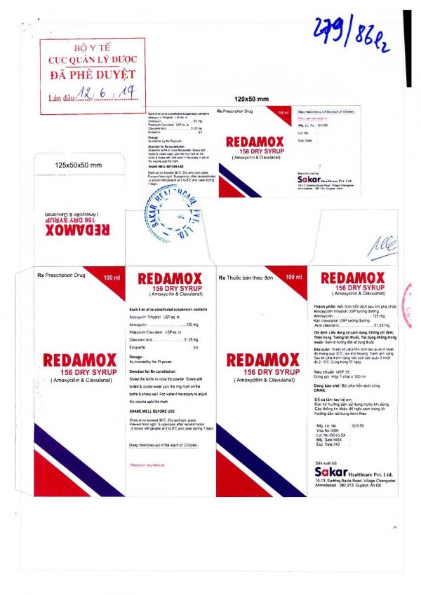 VN-18079-14-Y_001 Cách bảo quản thuốc REDAMOX 156