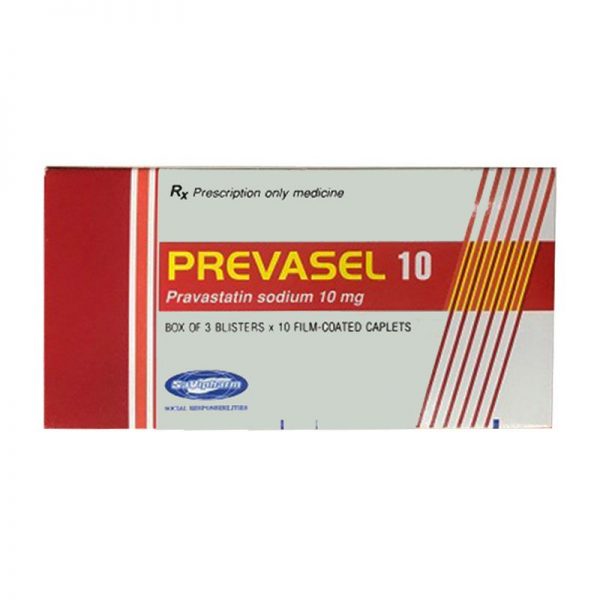 Prevasel-10-Hop-30-Vien-Dieu-Tri-Tang-Cholesterol-Mau- Thuốc Prevasel 10mg là thuốc gì?