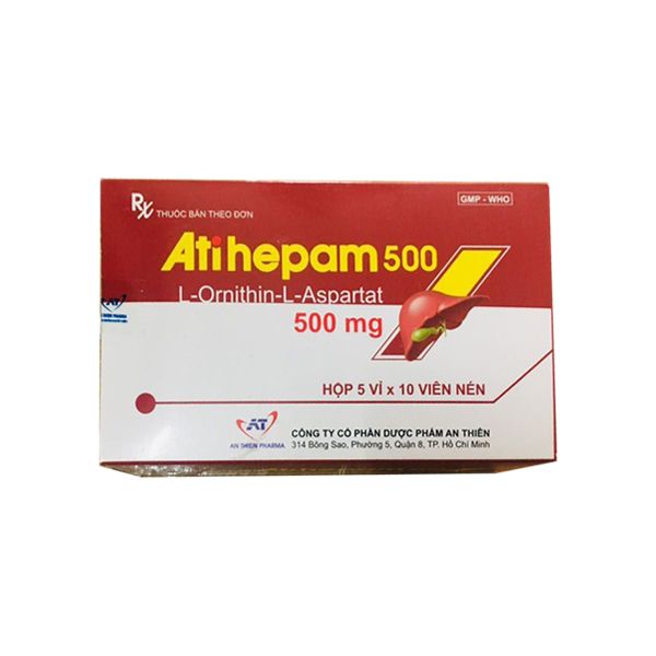 atihepam Thuốc Atihepam 500mg là thuốc gì?