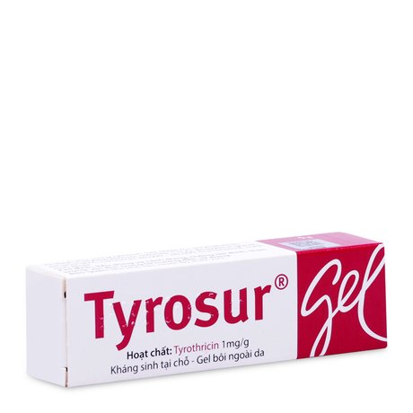 Kem-điều-trị-và-phòng-ngừa-nhiễm-khuẩn-vết-thương-Tyrosur-5g Thuốc Tyrosur 5mg/5g là thuốc gì?