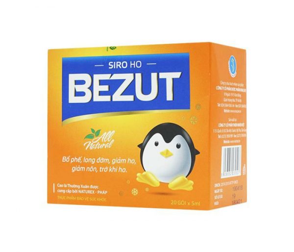 bezut-1x20-goi Tác dụng phụ của thuốc Bezut