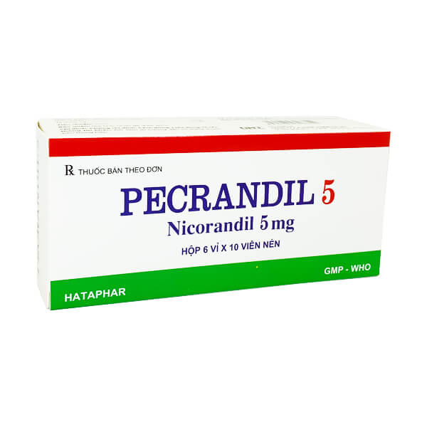 pecrandil_5mg6 Thuốc Pecrandil 5 là thuốc gì?